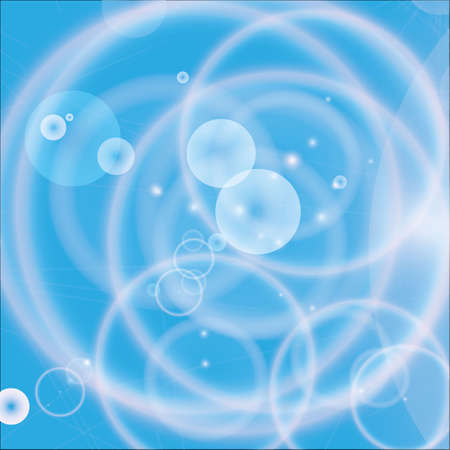 Beautiful blue abstract background of holiday lights eps10のイラスト素材