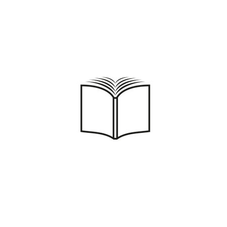 Book icon isolated on white backgroundのイラスト素材