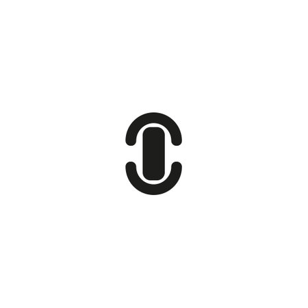 Vector icon of a classic microphone, perfect for audio, music, or podcast designs. Black and white, isolated on a white background. Editable stroke.のイラスト素材