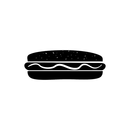 Fast-food iconsのイラスト素材