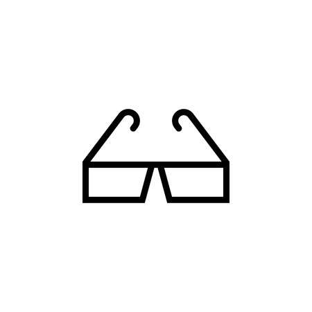 3D glasses vector icon.のイラスト素材