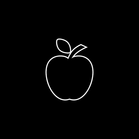 Fruit apple vector iconのイラスト素材