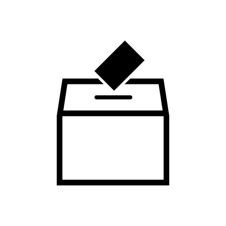 Ballot box vector iconのイラスト素材