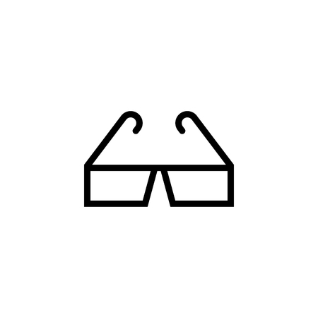 3D glasses vector iconのイラスト素材