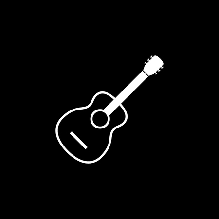 Guitar vector iconのイラスト素材
