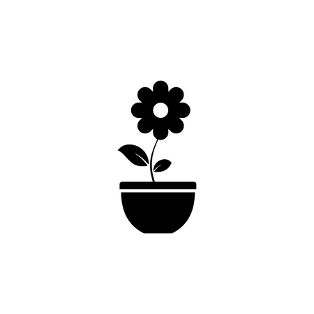 Flower pot vector iconのイラスト素材