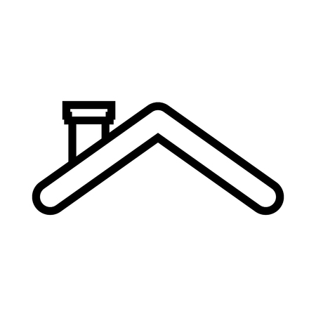 Roof house vector iconのイラスト素材