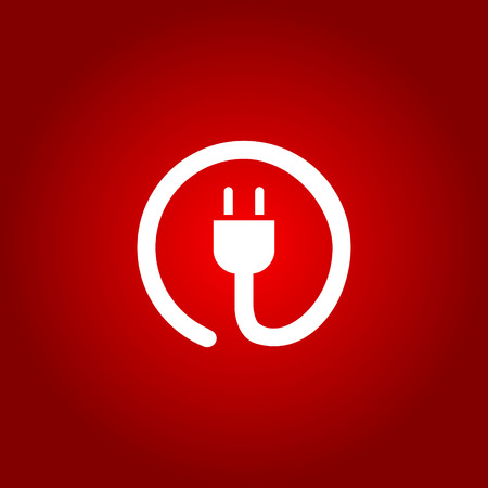 Power Cord vector iconのイラスト素材