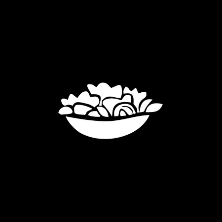 Salad vector iconのイラスト素材