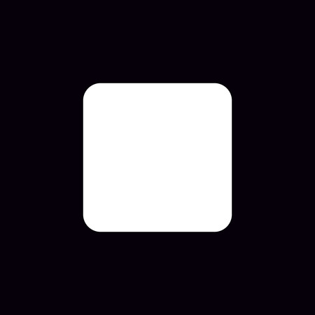 Stop button vector icon