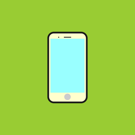 Mobile phone vector iconのイラスト素材
