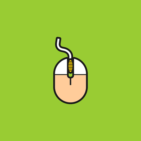 Computer mouse vector iconのイラスト素材