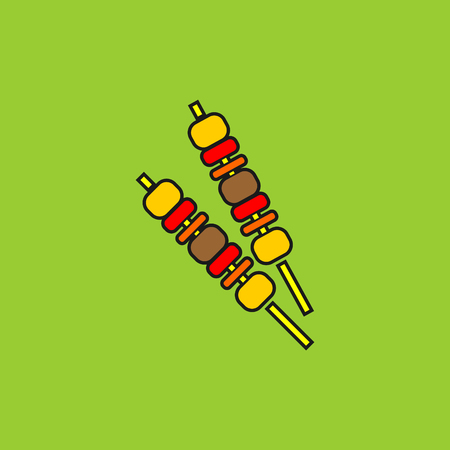 Brochette vector iconのイラスト素材