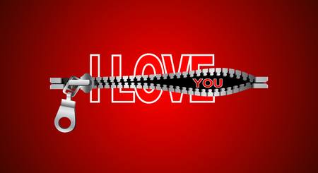 I love you vector iliustrationのイラスト素材