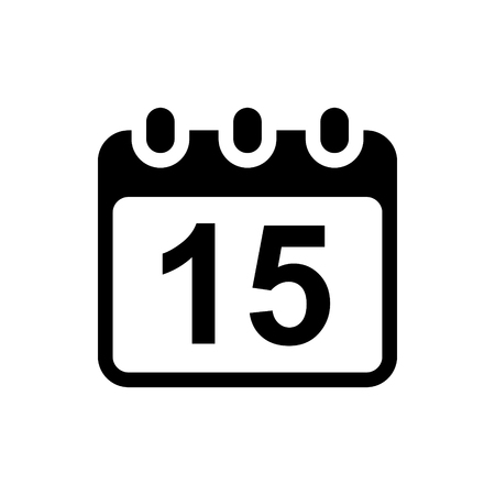 Calendar day vector iconのイラスト素材