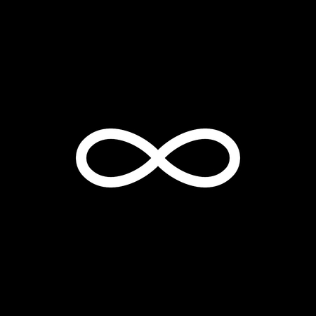 The sign of eternity icon vectorのイラスト素材