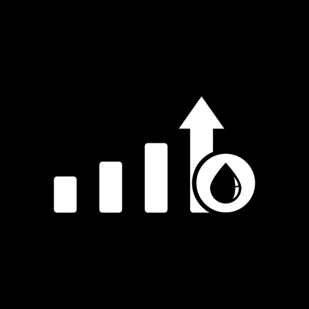 Growth vector iconのイラスト素材