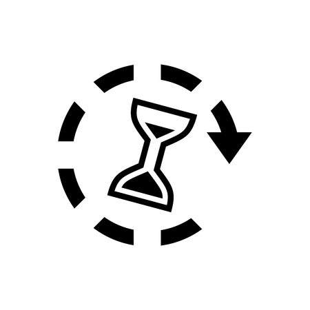 Time and clocks icons vectorのイラスト素材
