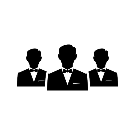Businessman men vector iconのイラスト素材