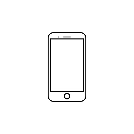 Mobile phone vector iconのイラスト素材