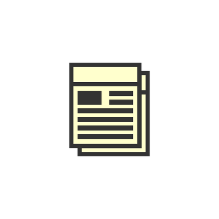 Service document vector iconのイラスト素材