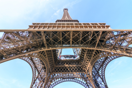 eiffel tower closeupの写真素材