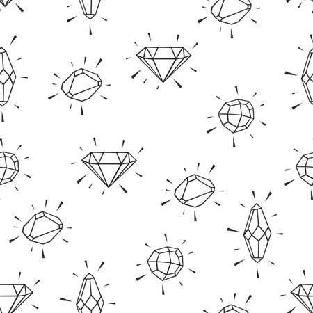 pattern with diamondsのイラスト素材