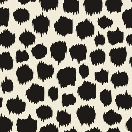 Seamless pattern with animal prints color leopardのイラスト素材