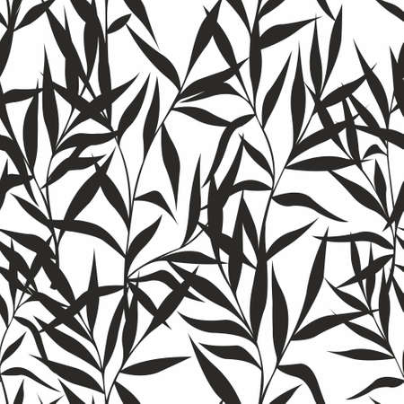 Vector stylized branches and leaves for designのイラスト素材