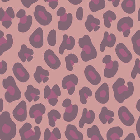 Pink leopard print. Seamless background for your designのイラスト素材