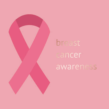 Breast cancer awareness. Vector background for designのイラスト素材