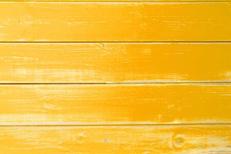 Yellow Wooden Background, Copy Spaceの写真素材
