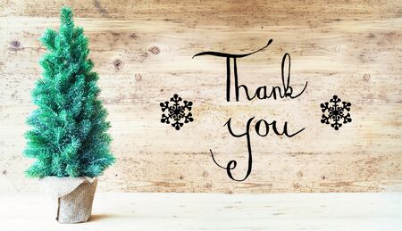 Calligraphy, Thank You, Christmas Tree