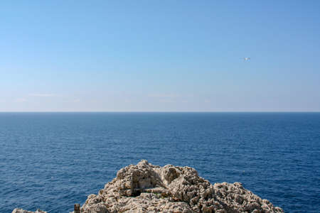 Far view over the sea of Capri