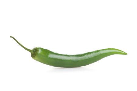 chili pepper isolated on white backgroundの写真素材