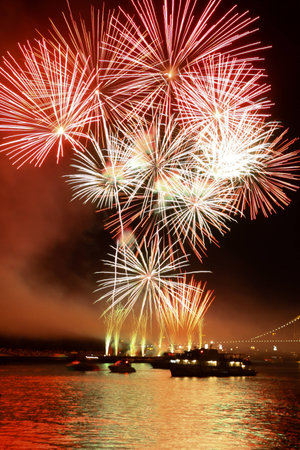 fireworksの写真素材