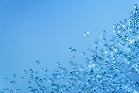 Falling water drops backgroundの写真素材