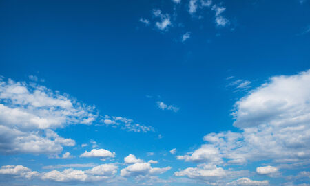 blue sky with clouds, sky backgroundの写真素材