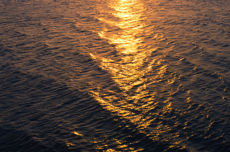 Beautiful sunset above the seaの写真素材