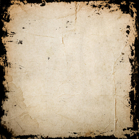 grunge paper texture, border and backgroundの写真素材