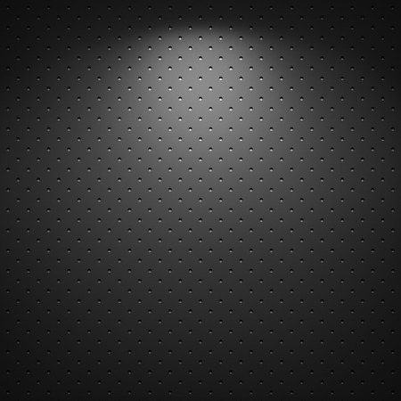Black background of circle pattern textureの写真素材