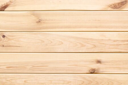 Wood plank brown texture background, table top viewの写真素材