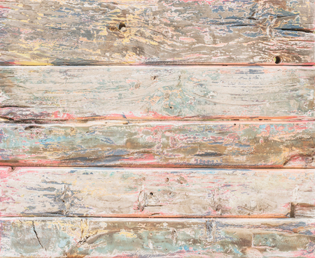 rustic wood texture background, table top viewの写真素材