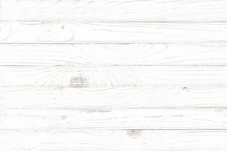 white wood texture background, table top viewの写真素材