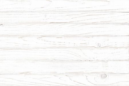 white wood texture background, table top viewの写真素材