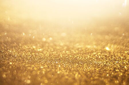 golden sparkle, abstract bokeh background