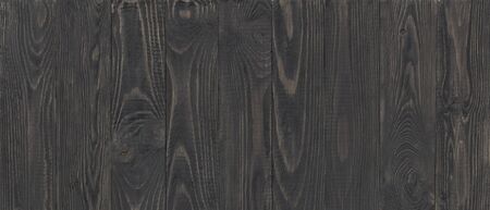 dark wood texture background, wide wooden plank panel patternの写真素材