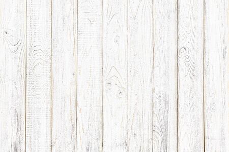 wood texture, old wood board pattern, white background with copy spaceの写真素材