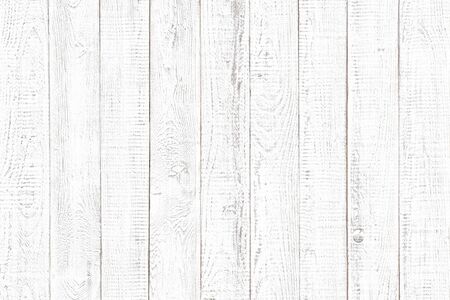 wood texture, old wooden board pattern, white copy spaceの写真素材