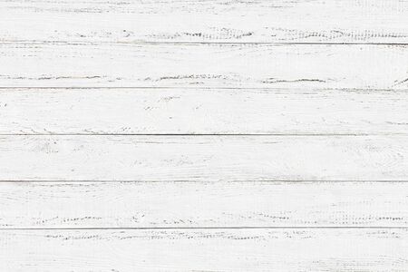 wood texture, old wood board pattern, white background with copy spaceの写真素材